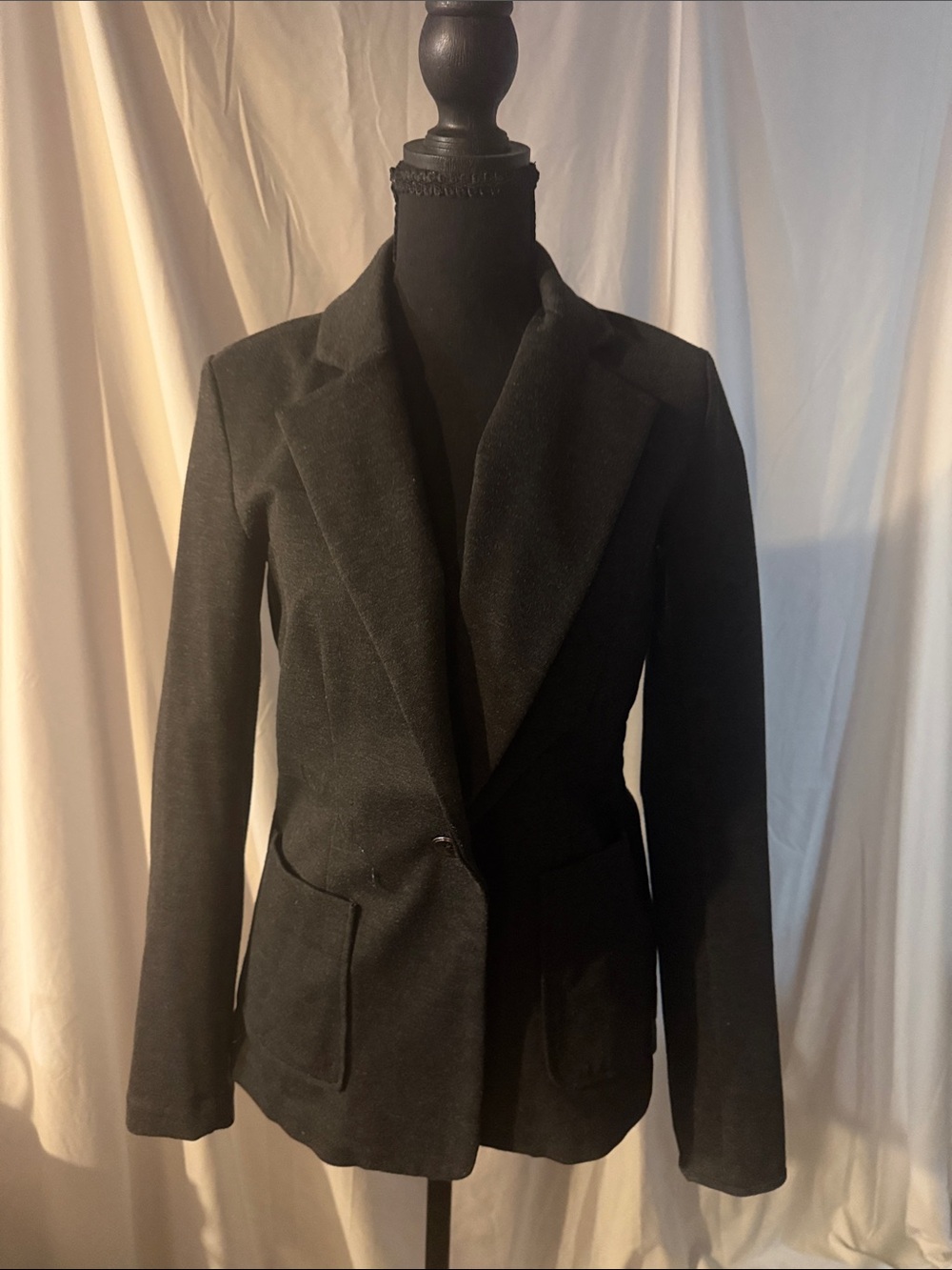 Armani Exchange Black Women's Single-Button Blazer